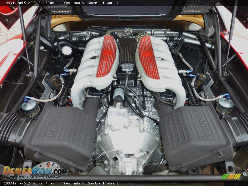 1993 Ferrari 512 TR  4.9 Liter DOHC 48-Valve Flat 12 Cylinder Engine Photo #14