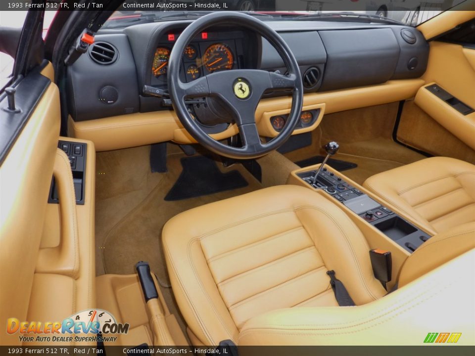 Tan Interior - 1993 Ferrari 512 TR  Photo #18