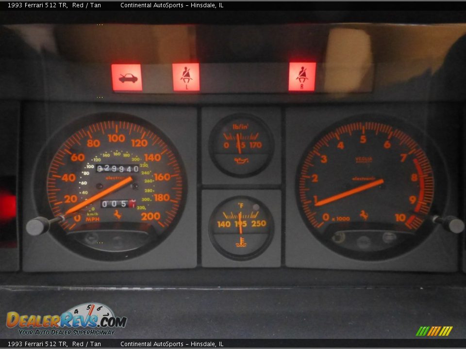1993 Ferrari 512 TR  Gauges Photo #29