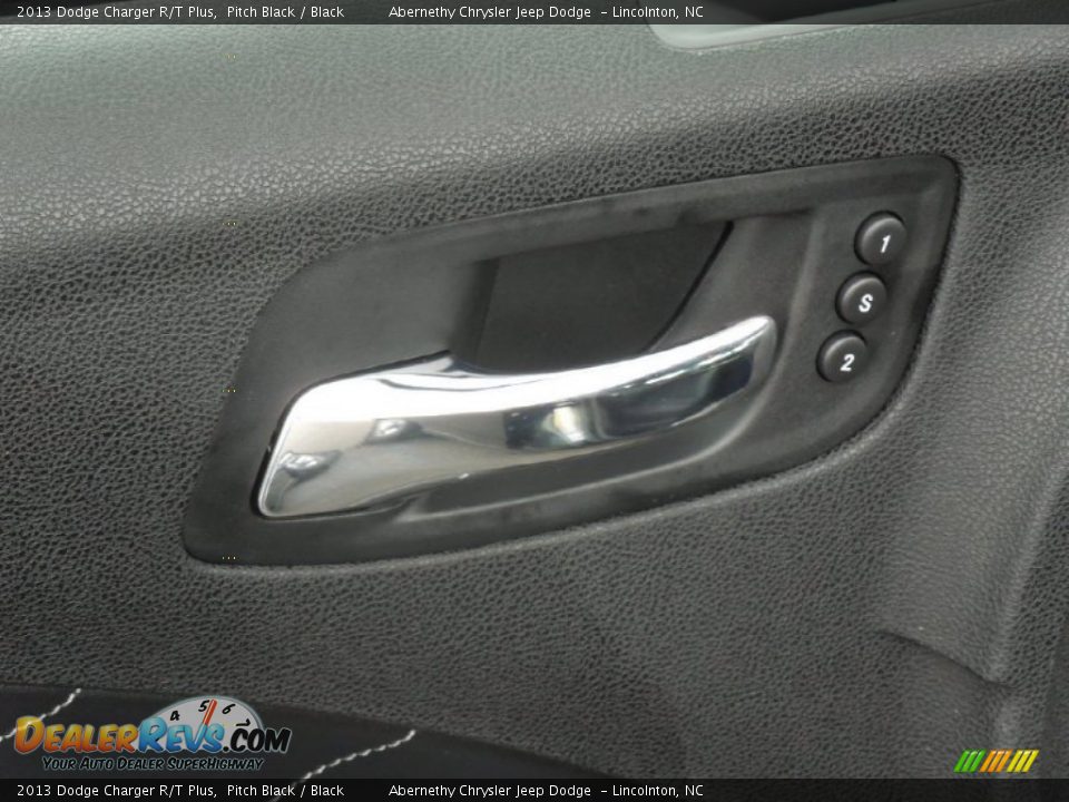 2013 Dodge Charger R/T Plus Pitch Black / Black Photo #11