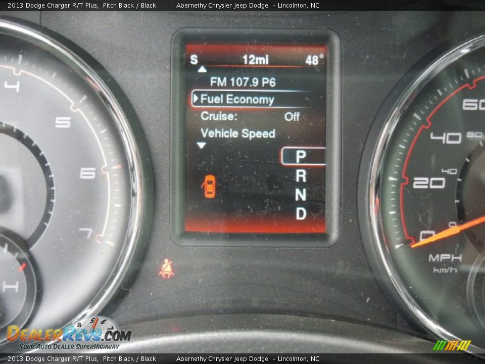 2013 Dodge Charger R/T Plus Pitch Black / Black Photo #19