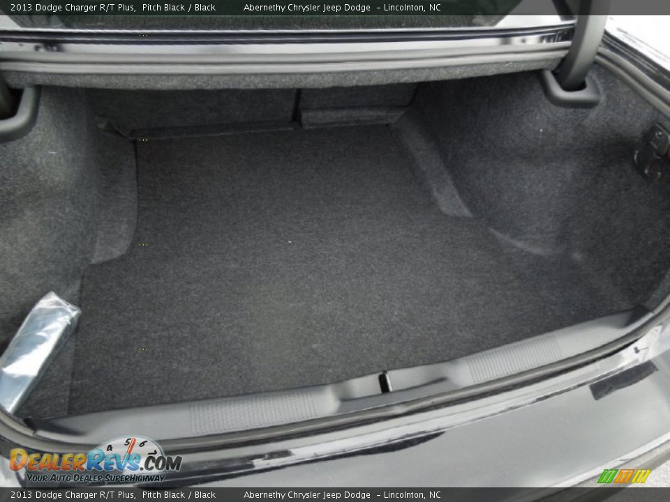 2013 Dodge Charger R/T Plus Pitch Black / Black Photo #22