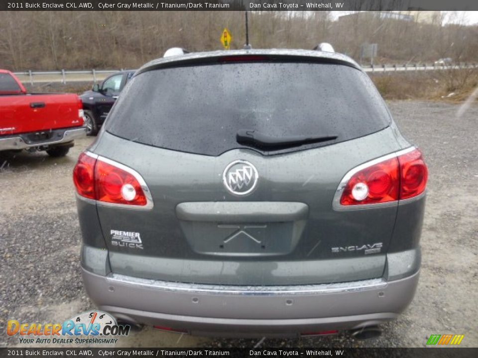 2011 Buick Enclave CXL AWD Cyber Gray Metallic / Titanium/Dark Titanium Photo #5