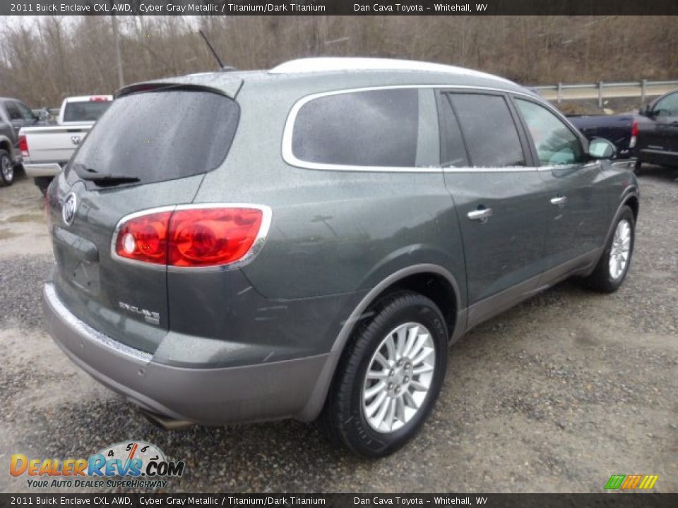 Cyber Gray Metallic 2011 Buick Enclave CXL AWD Photo #6