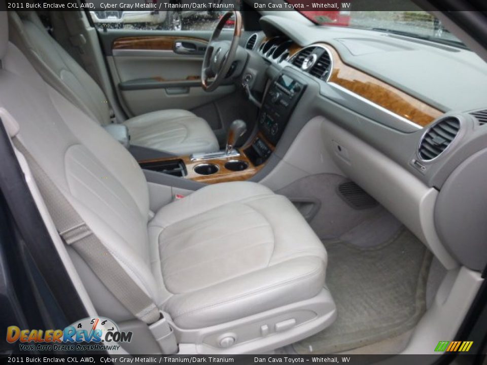 Front Seat of 2011 Buick Enclave CXL AWD Photo #7