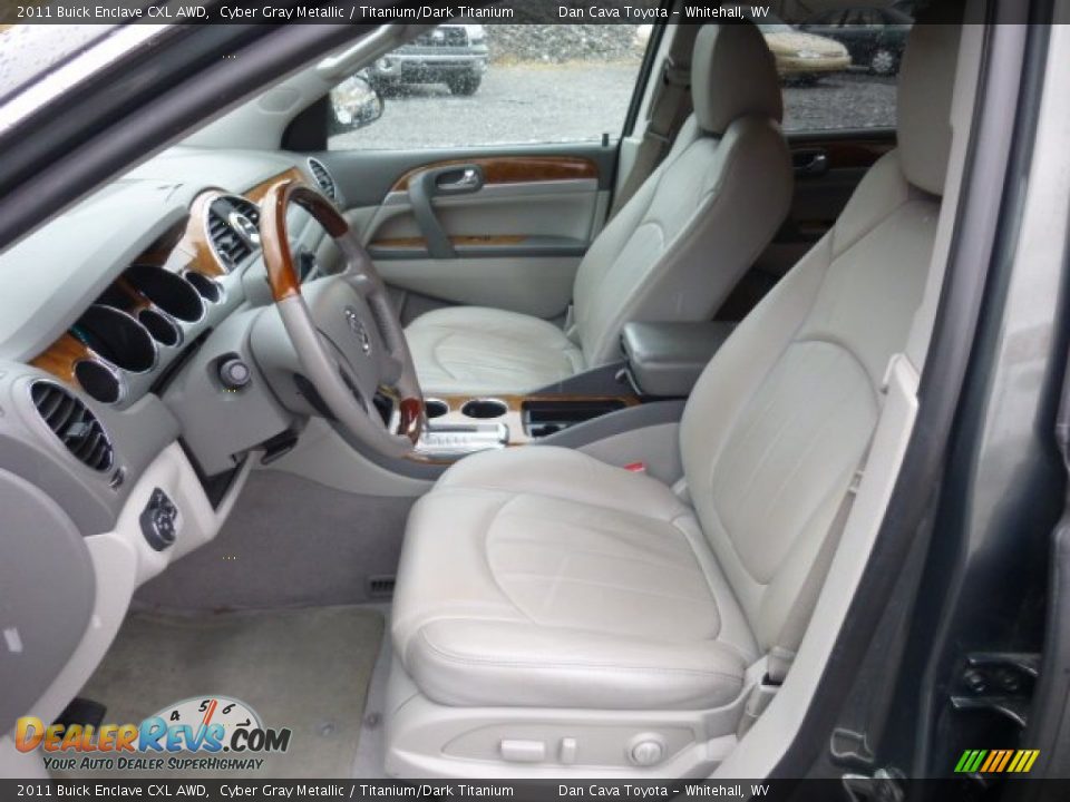 Front Seat of 2011 Buick Enclave CXL AWD Photo #9