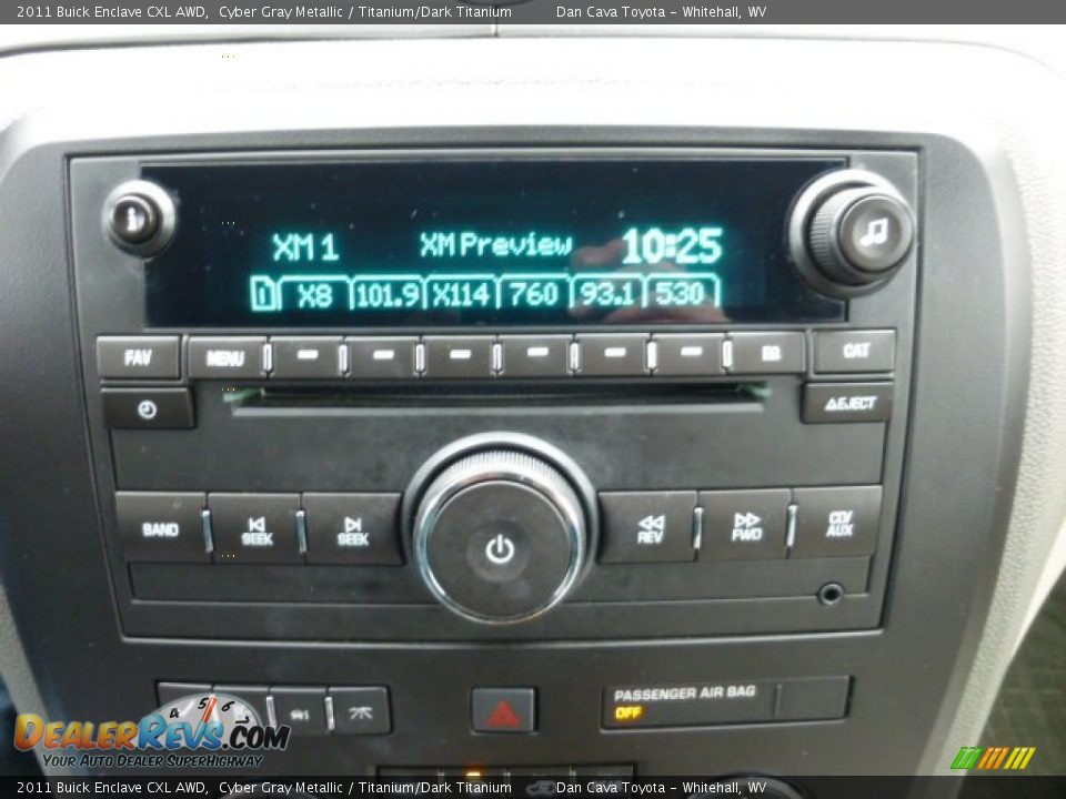 Audio System of 2011 Buick Enclave CXL AWD Photo #14