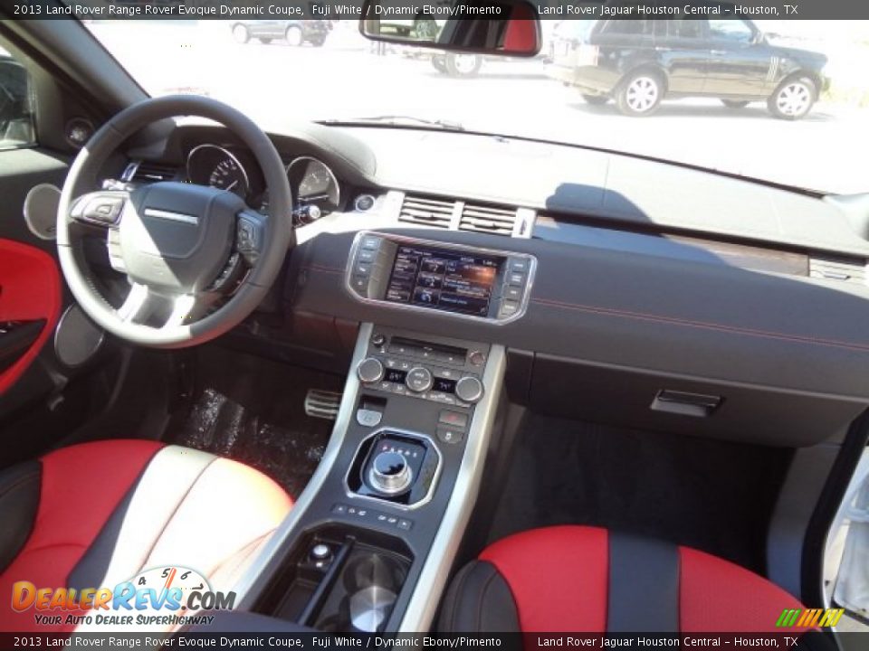 2013 Land Rover Range Rover Evoque Dynamic Coupe Fuji White / Dynamic Ebony/Pimento Photo #3