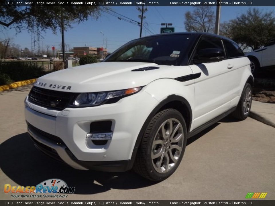 2013 Land Rover Range Rover Evoque Dynamic Coupe Fuji White / Dynamic Ebony/Pimento Photo #5