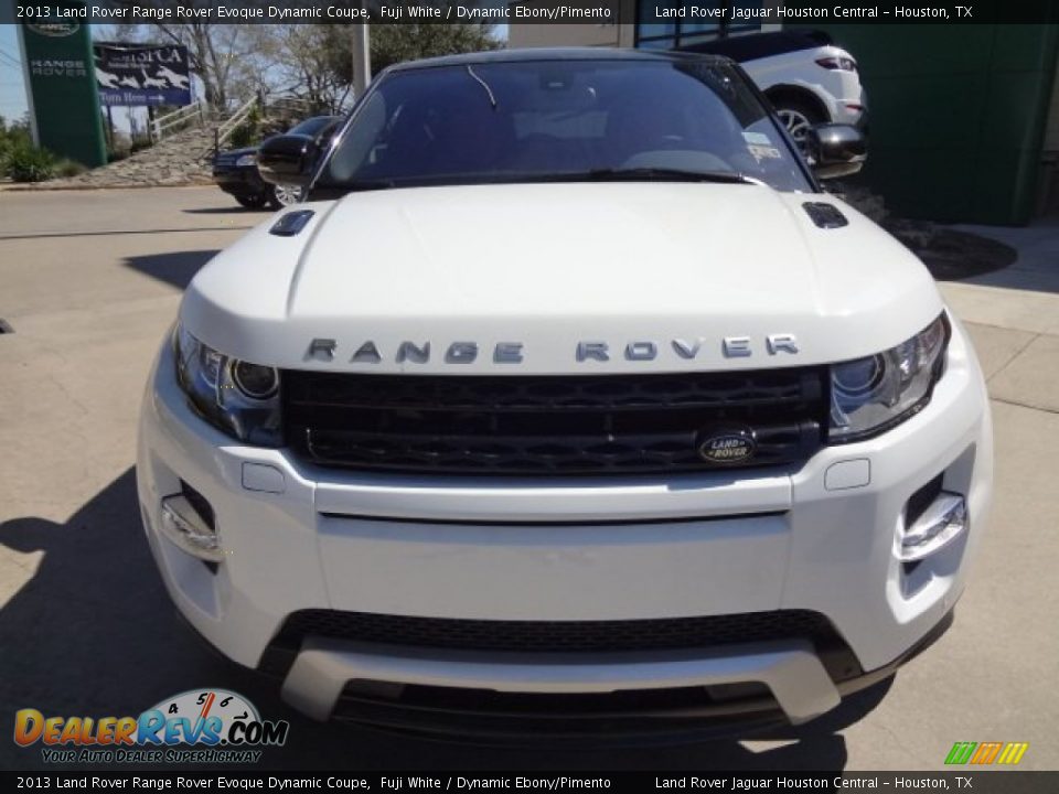 2013 Land Rover Range Rover Evoque Dynamic Coupe Fuji White / Dynamic Ebony/Pimento Photo #6