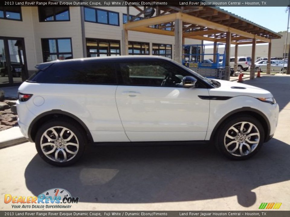 2013 Land Rover Range Rover Evoque Dynamic Coupe Fuji White / Dynamic Ebony/Pimento Photo #11