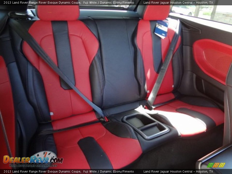 Rear Seat of 2013 Land Rover Range Rover Evoque Dynamic Coupe Photo #12