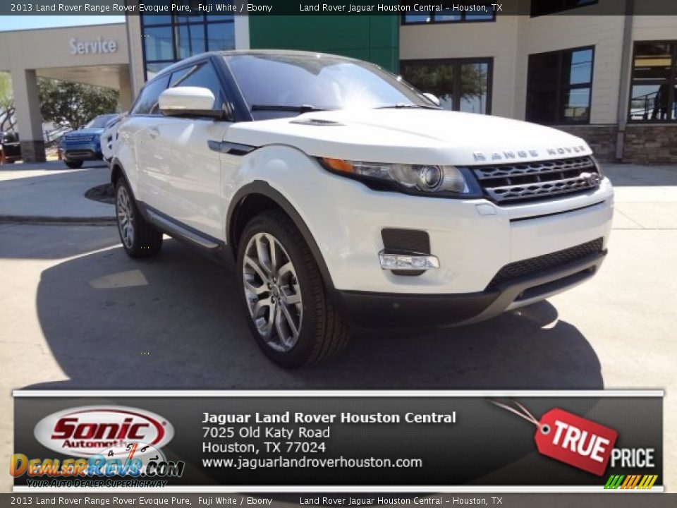 2013 Land Rover Range Rover Evoque Pure Fuji White / Ebony Photo #1
