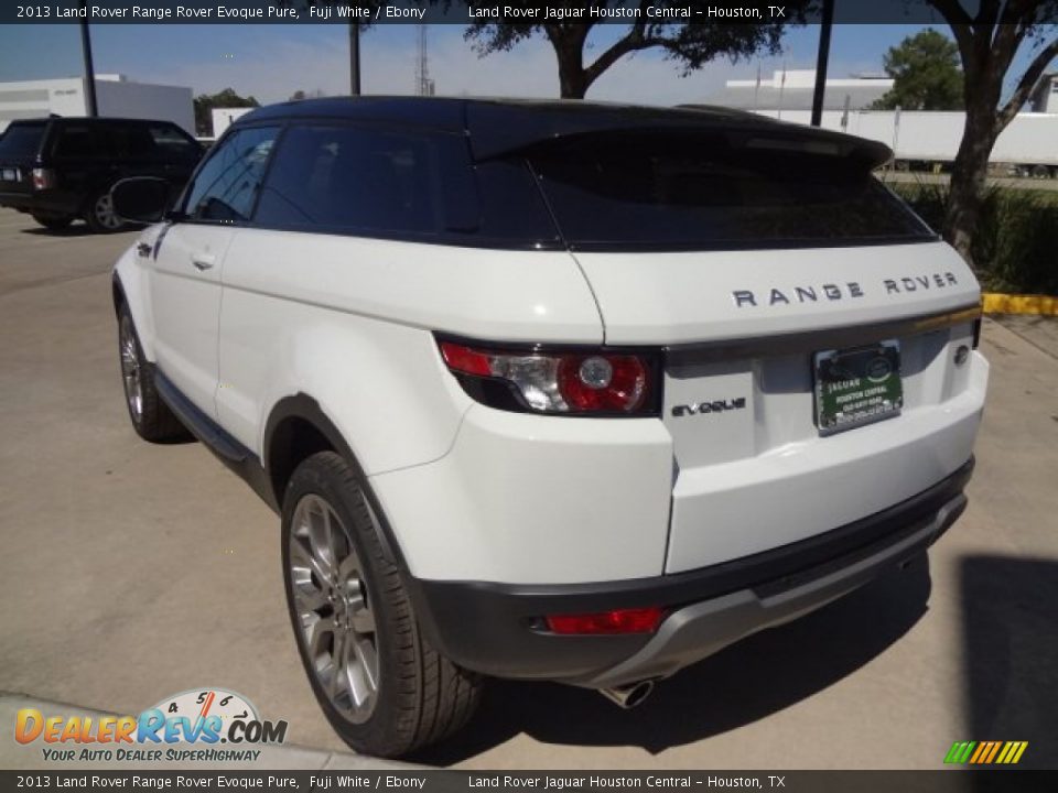 2013 Land Rover Range Rover Evoque Pure Fuji White / Ebony Photo #8