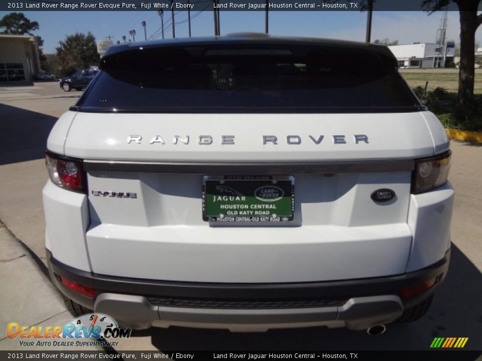 2013 Land Rover Range Rover Evoque Pure Fuji White / Ebony Photo #9