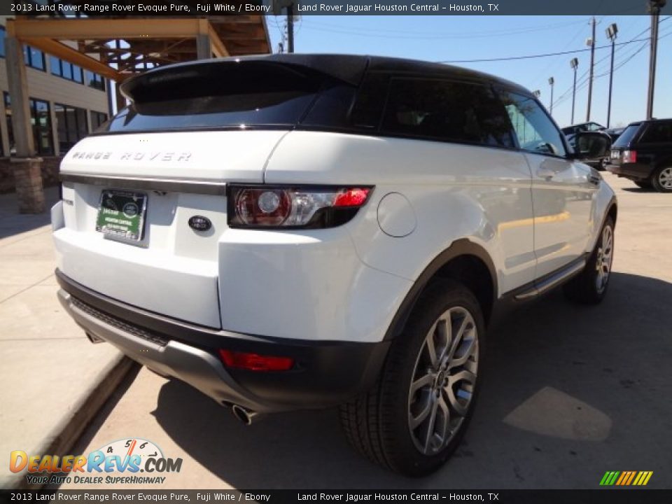 2013 Land Rover Range Rover Evoque Pure Fuji White / Ebony Photo #10