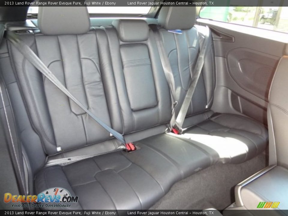 Rear Seat of 2013 Land Rover Range Rover Evoque Pure Photo #13