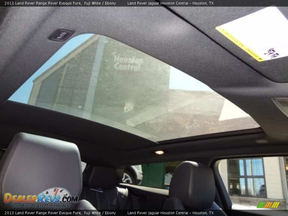 2013 Land Rover Range Rover Evoque Pure Fuji White / Ebony Photo #14