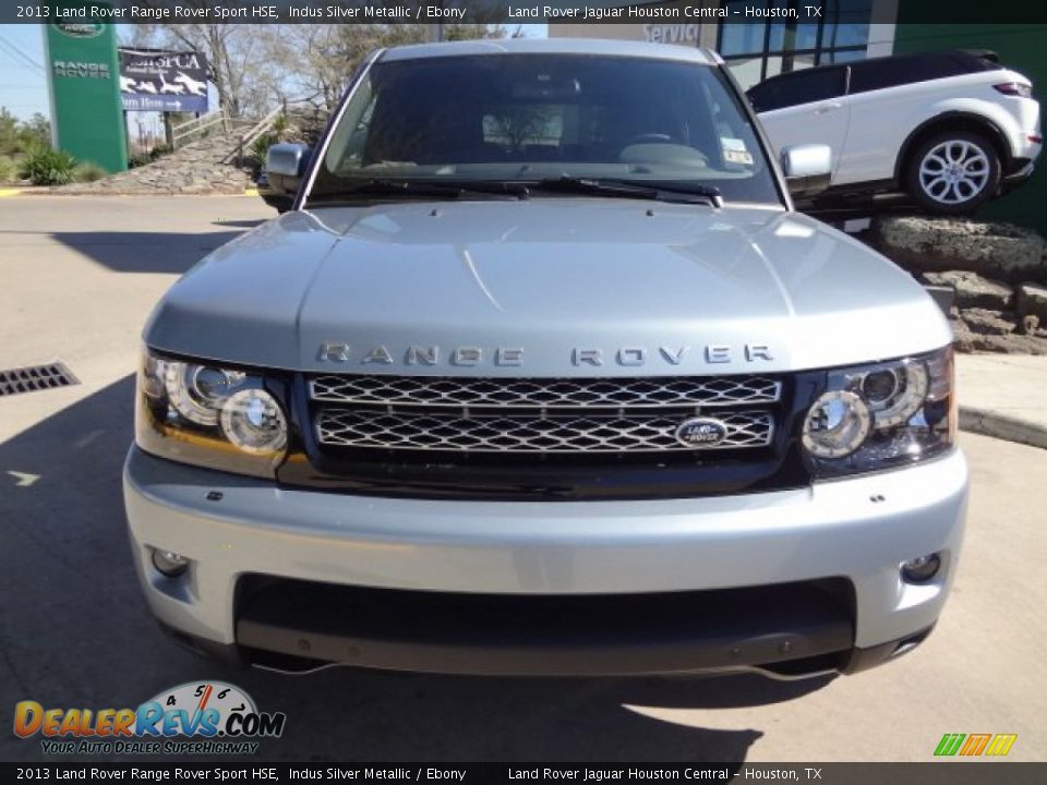 2013 Land Rover Range Rover Sport HSE Indus Silver Metallic / Ebony Photo #6