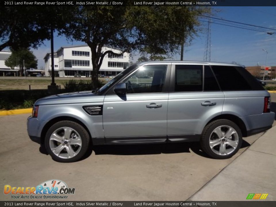 2013 Land Rover Range Rover Sport HSE Indus Silver Metallic / Ebony Photo #7