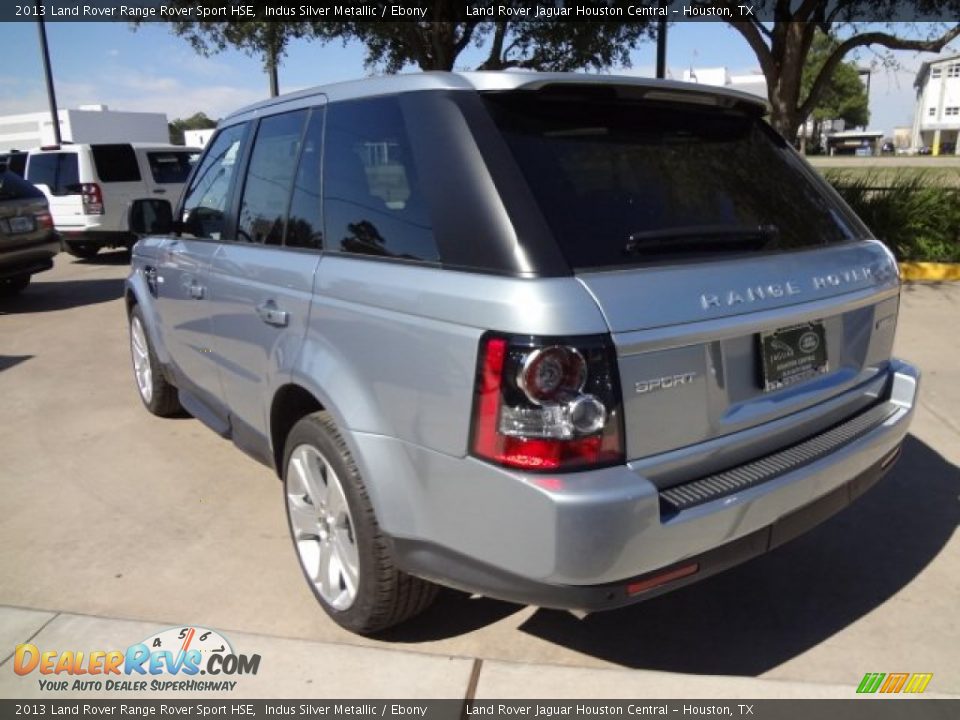 2013 Land Rover Range Rover Sport HSE Indus Silver Metallic / Ebony Photo #8