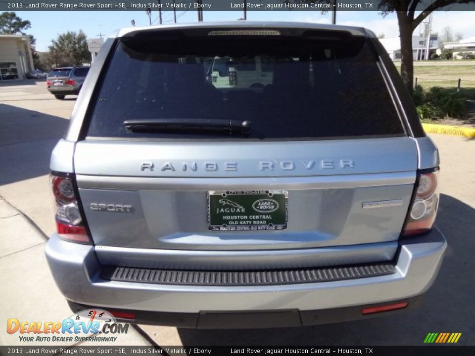 2013 Land Rover Range Rover Sport HSE Indus Silver Metallic / Ebony Photo #9