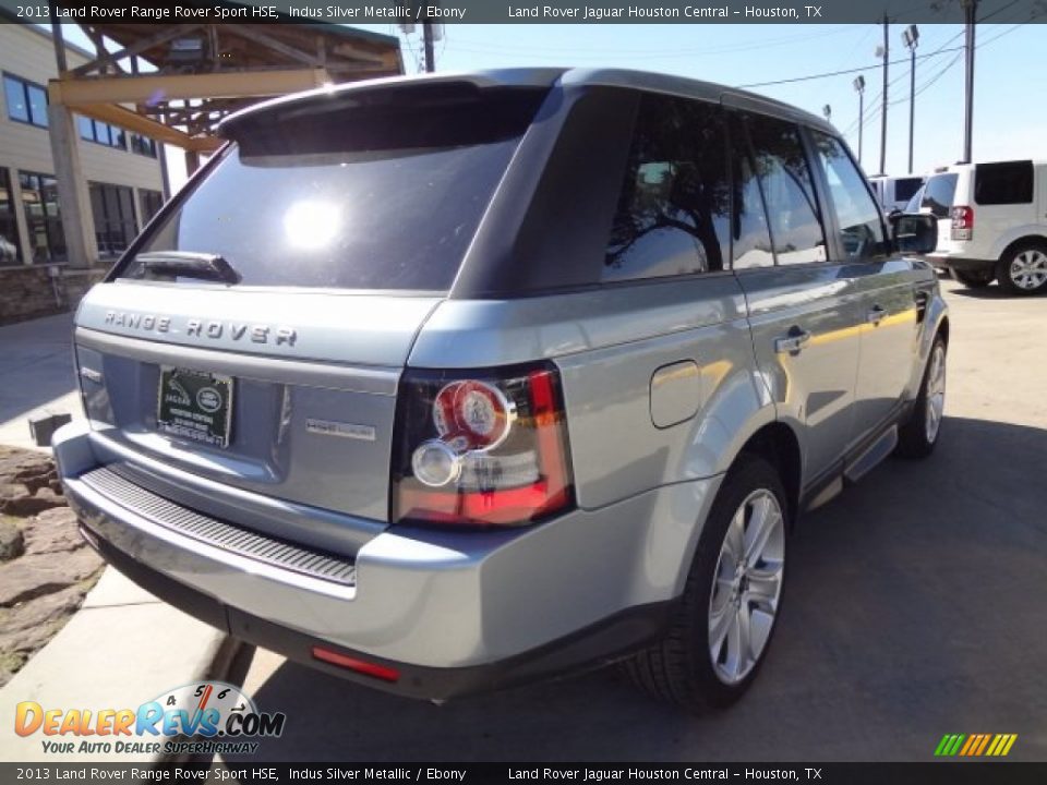 2013 Land Rover Range Rover Sport HSE Indus Silver Metallic / Ebony Photo #10