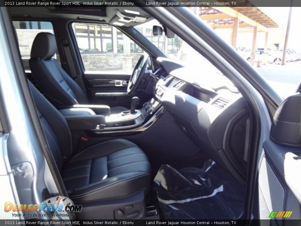 2013 Land Rover Range Rover Sport HSE Indus Silver Metallic / Ebony Photo #12