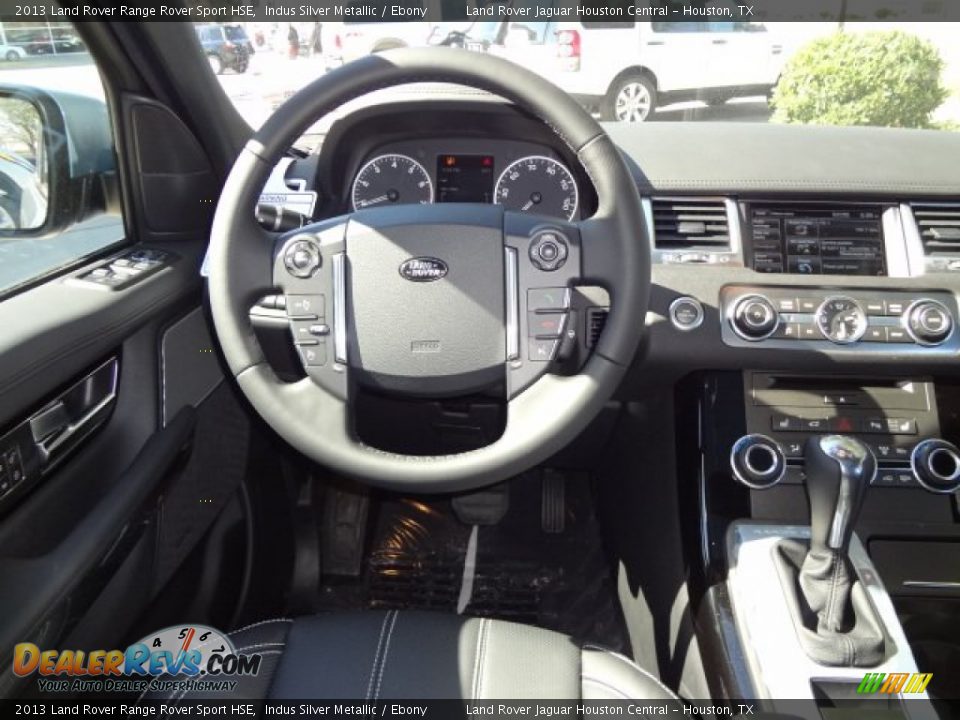 2013 Land Rover Range Rover Sport HSE Indus Silver Metallic / Ebony Photo #14