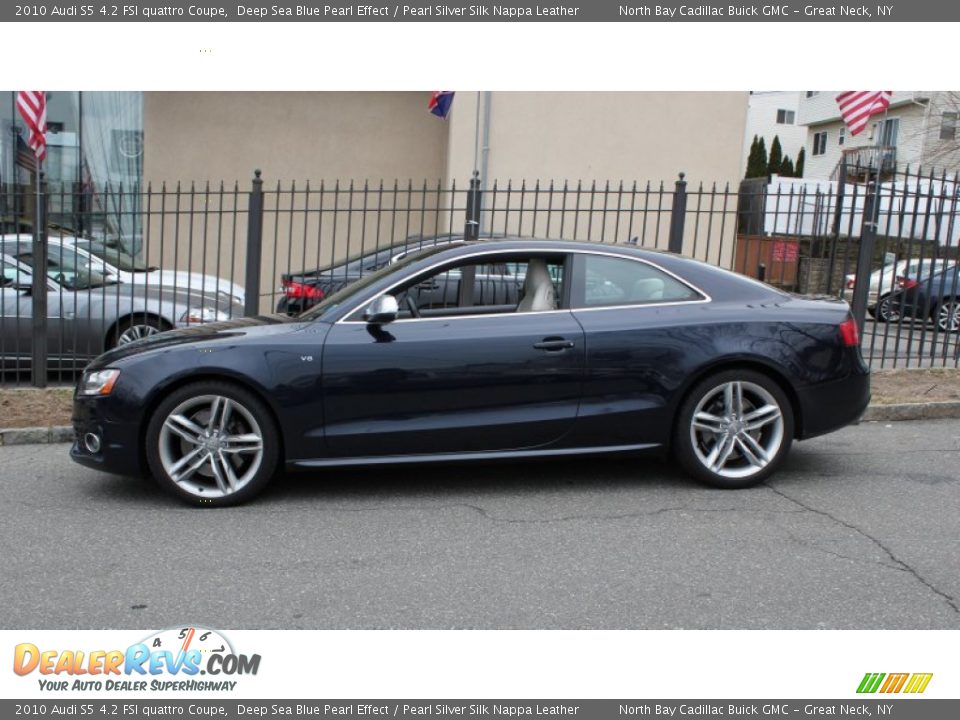Deep Sea Blue Pearl Effect 2010 Audi S5 4.2 FSI quattro Coupe Photo #3