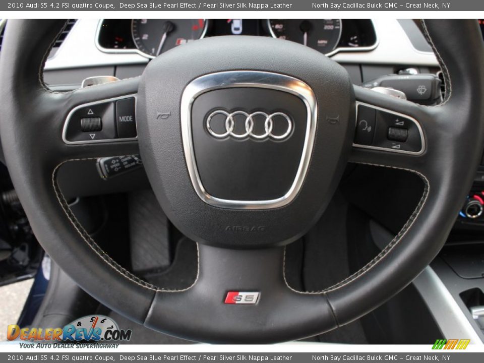 2010 Audi S5 4.2 FSI quattro Coupe Steering Wheel Photo #21
