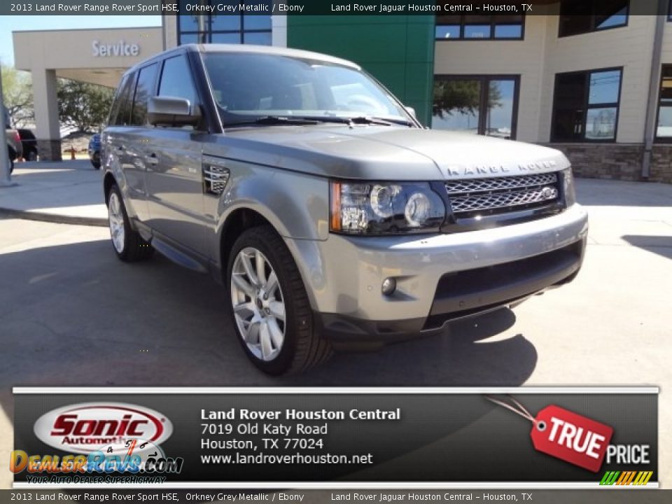 2013 Land Rover Range Rover Sport HSE Orkney Grey Metallic / Ebony Photo #1