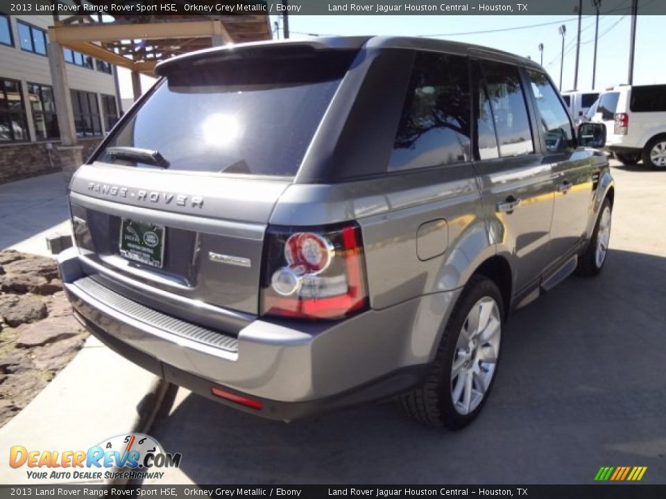 2013 Land Rover Range Rover Sport HSE Orkney Grey Metallic / Ebony Photo #10