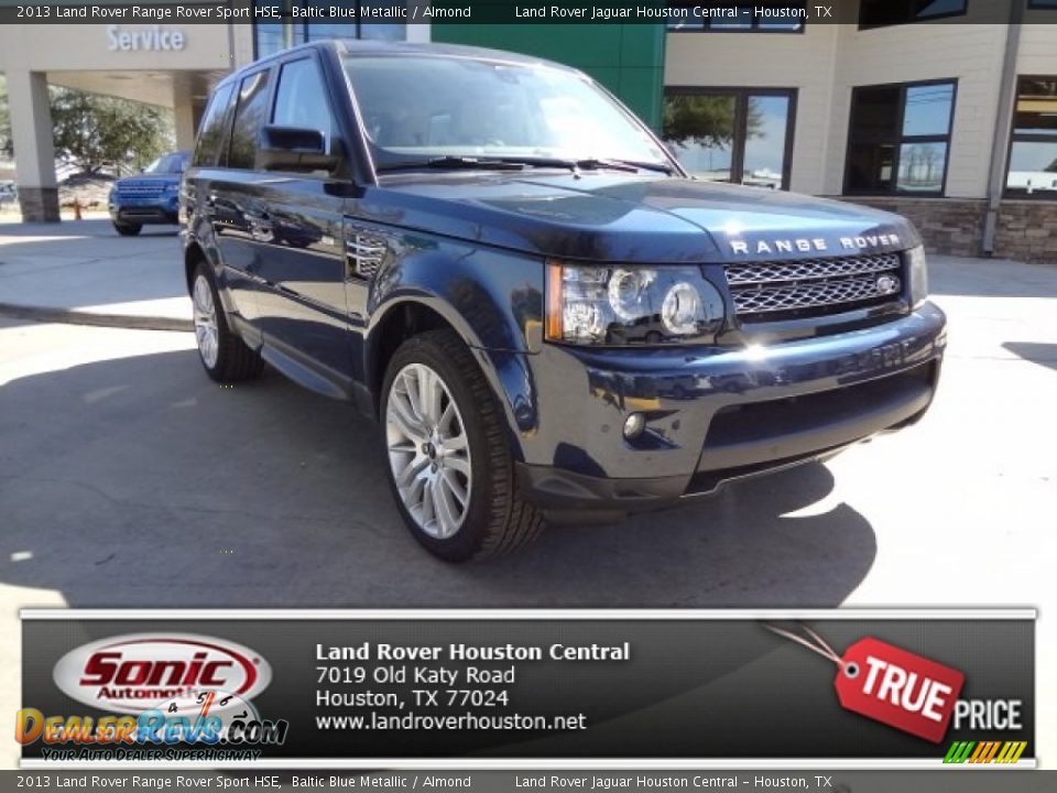 2013 Land Rover Range Rover Sport HSE Baltic Blue Metallic / Almond Photo #1