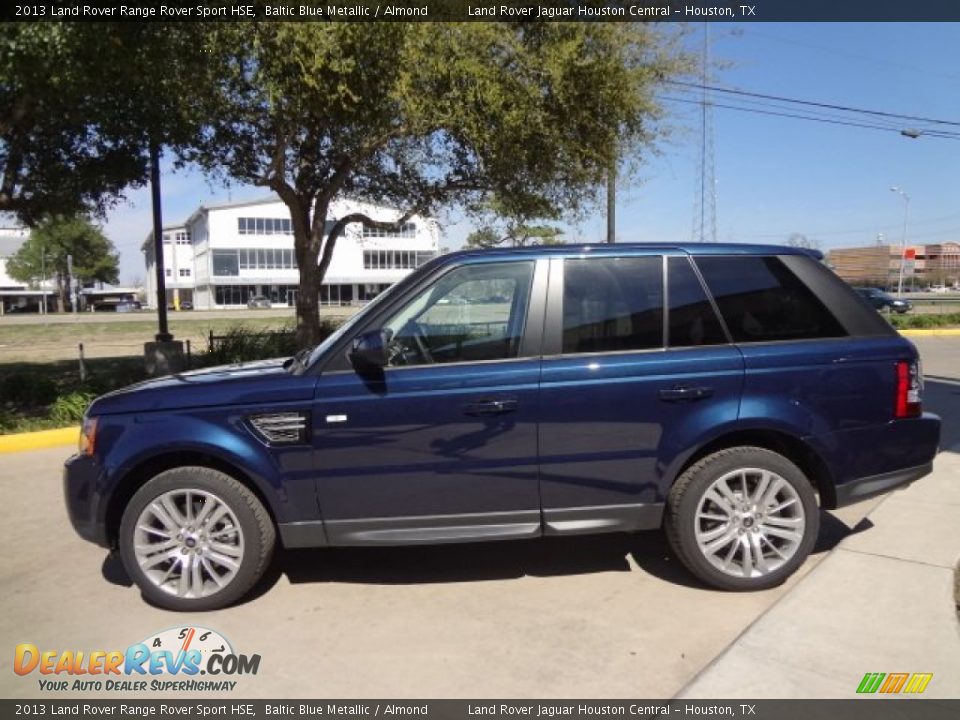 2013 Land Rover Range Rover Sport HSE Baltic Blue Metallic / Almond Photo #7