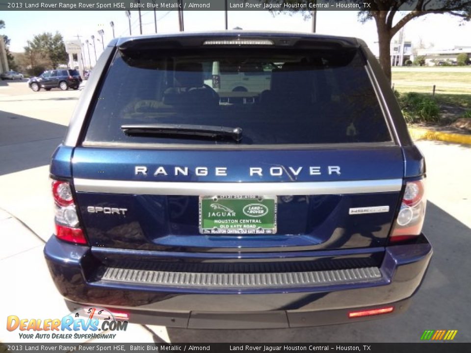 2013 Land Rover Range Rover Sport HSE Baltic Blue Metallic / Almond Photo #9