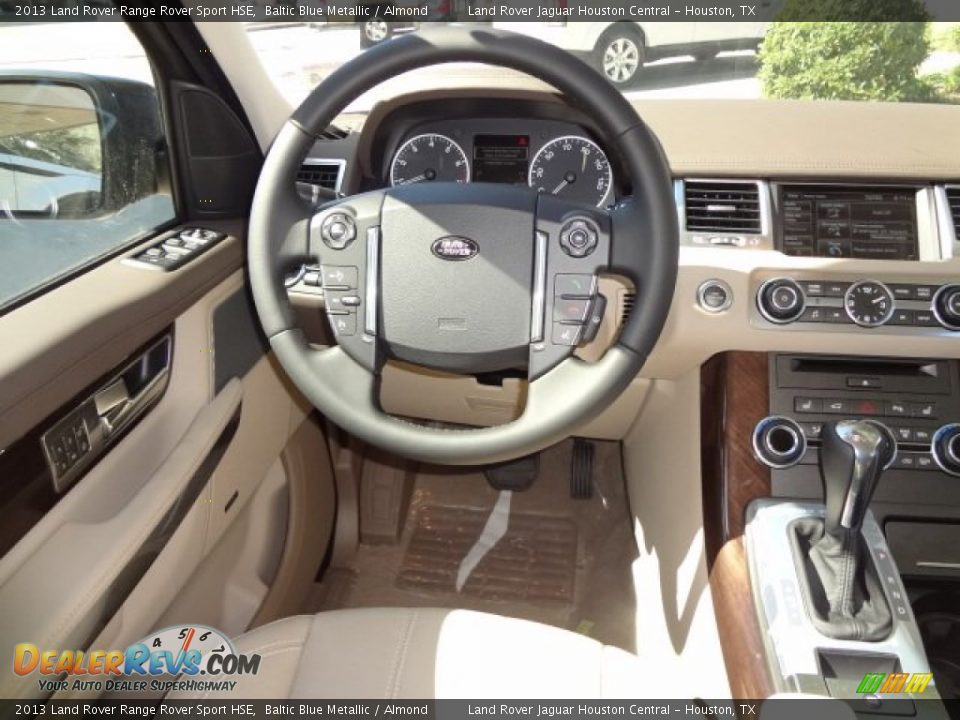 2013 Land Rover Range Rover Sport HSE Baltic Blue Metallic / Almond Photo #14