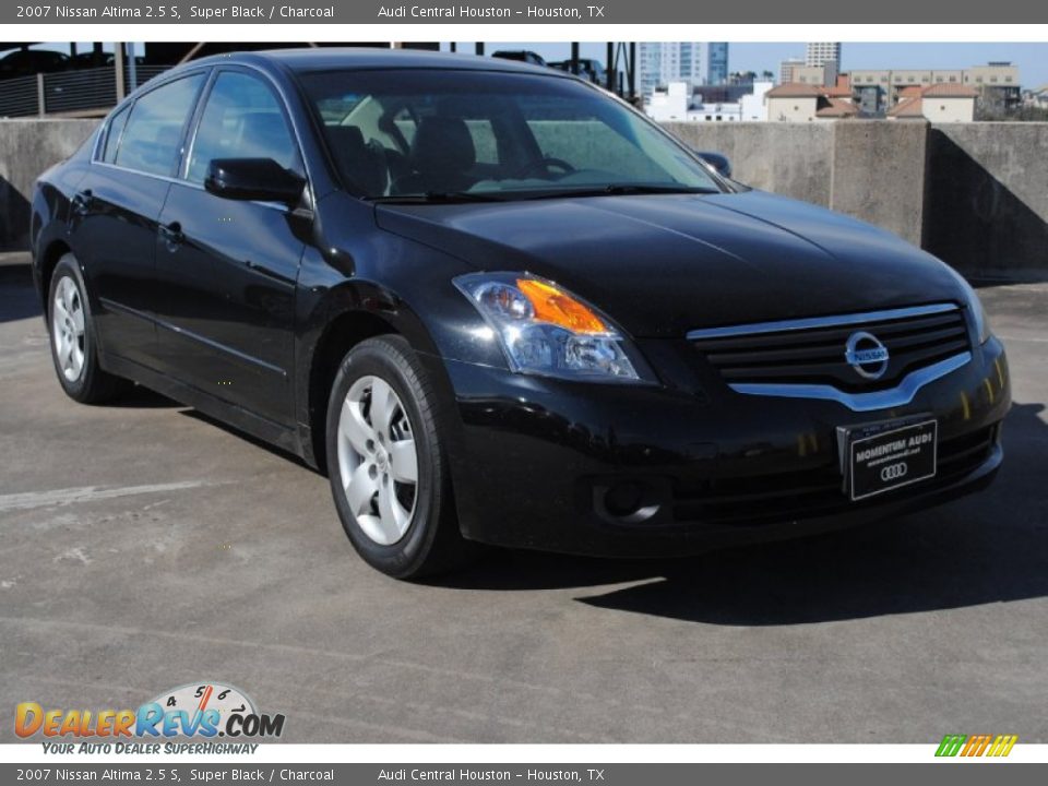 2007 Nissan Altima 2.5 S Super Black / Charcoal Photo #1