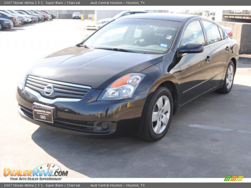 2007 Nissan Altima 2.5 S Super Black / Charcoal Photo #3