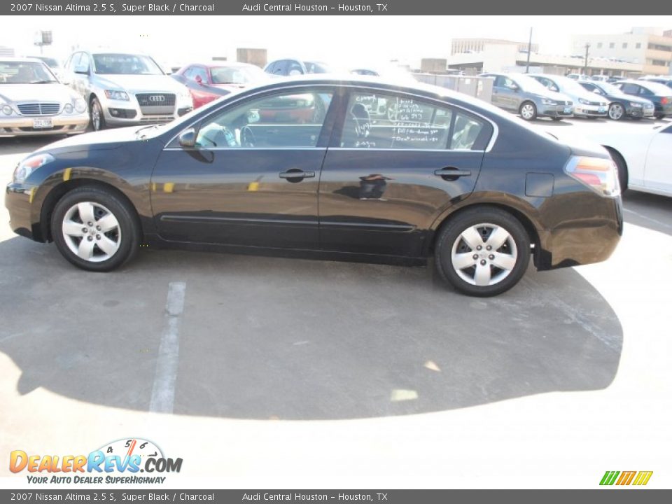 2007 Nissan Altima 2.5 S Super Black / Charcoal Photo #4