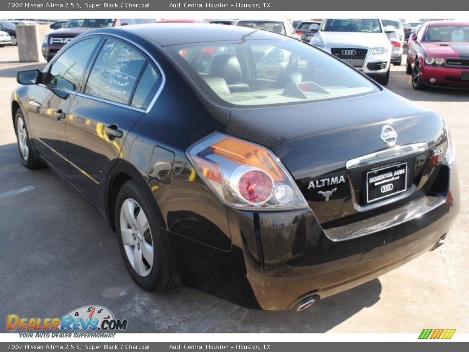 2007 Nissan Altima 2.5 S Super Black / Charcoal Photo #5