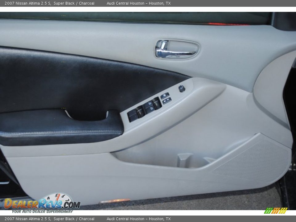 2007 Nissan Altima 2.5 S Super Black / Charcoal Photo #9
