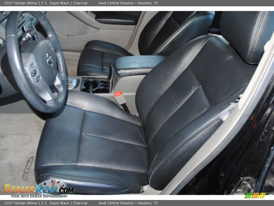 2007 Nissan Altima 2.5 S Super Black / Charcoal Photo #11