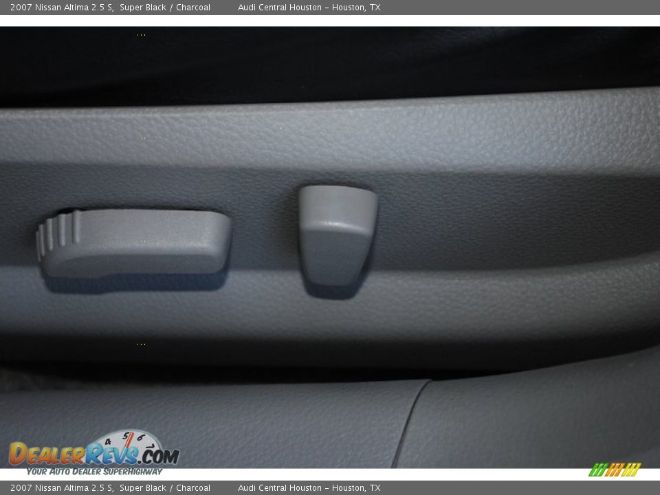 2007 Nissan Altima 2.5 S Super Black / Charcoal Photo #12