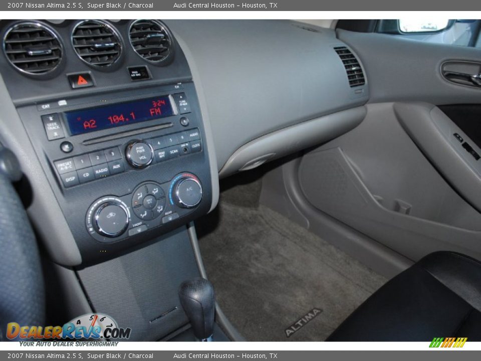 2007 Nissan Altima 2.5 S Super Black / Charcoal Photo #13