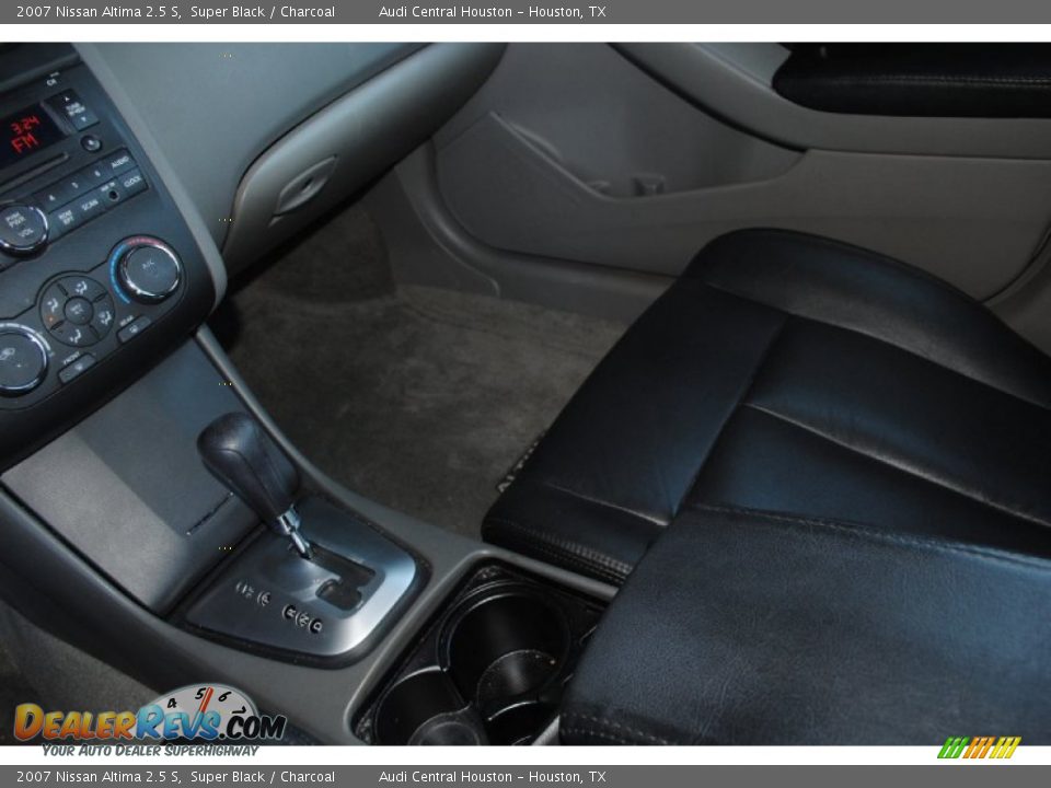 2007 Nissan Altima 2.5 S Super Black / Charcoal Photo #14