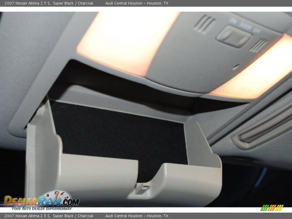 2007 Nissan Altima 2.5 S Super Black / Charcoal Photo #15