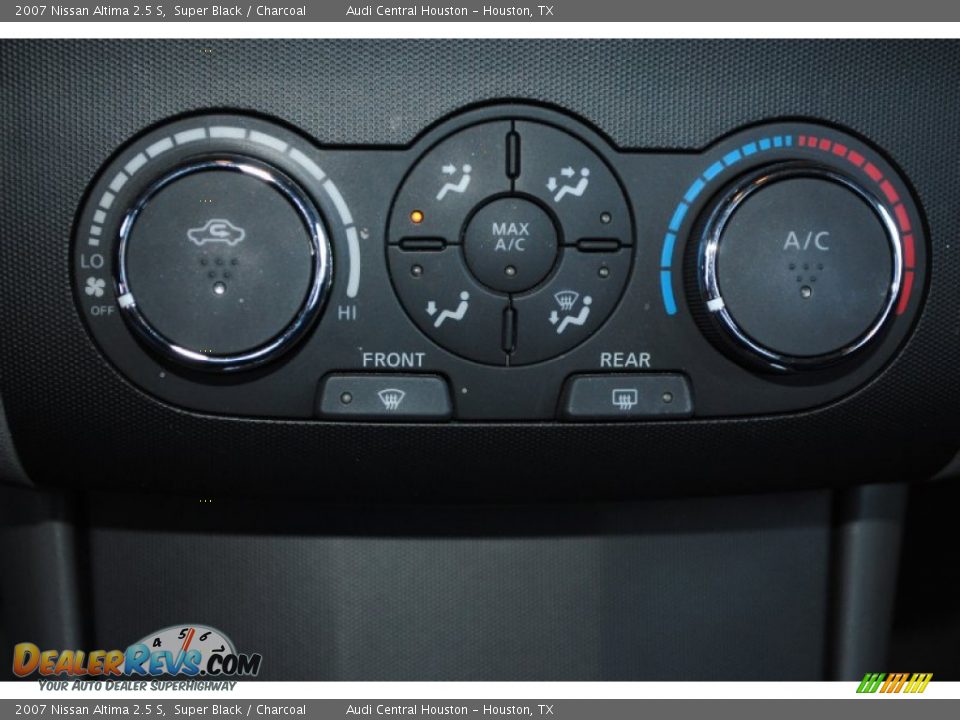 2007 Nissan Altima 2.5 S Super Black / Charcoal Photo #17