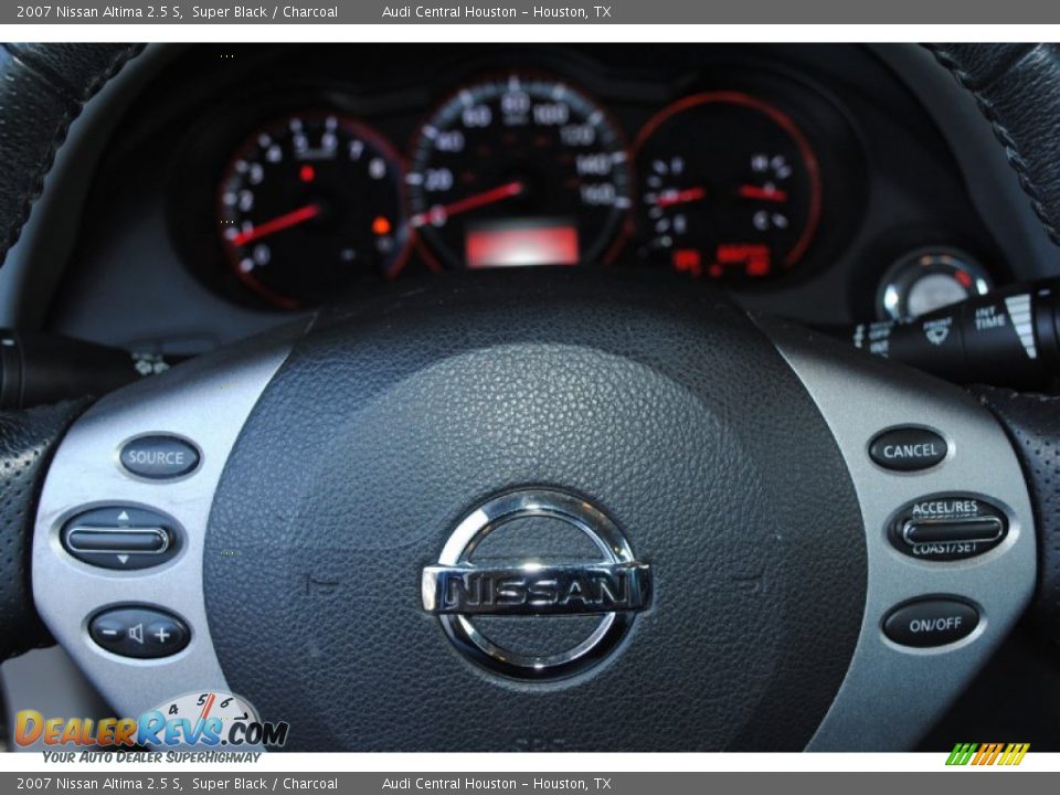 2007 Nissan Altima 2.5 S Super Black / Charcoal Photo #20
