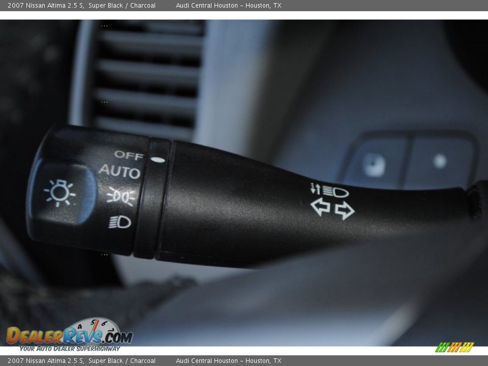 2007 Nissan Altima 2.5 S Super Black / Charcoal Photo #21